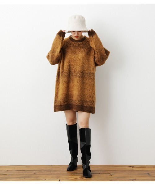 「RODEO CROWNS WIDE BOWL」 ニットワンピース FREE ブルー系その他3 レディース_画像2