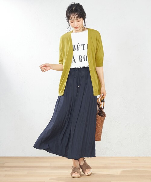 「ANY」 パンツ 4 ベージュ レディース_画像2