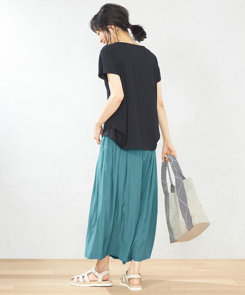 「ANY」 パンツ 4 ベージュ レディース_画像5