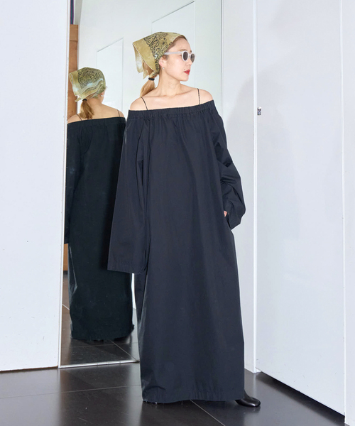 ワンピース OFF SHOULDER DRESS : ワンピース