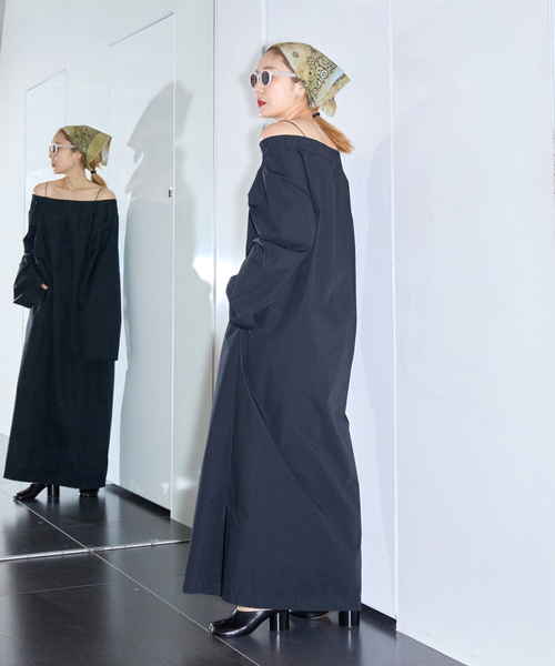 ワンピース OFF SHOULDER DRESS : ワンピース