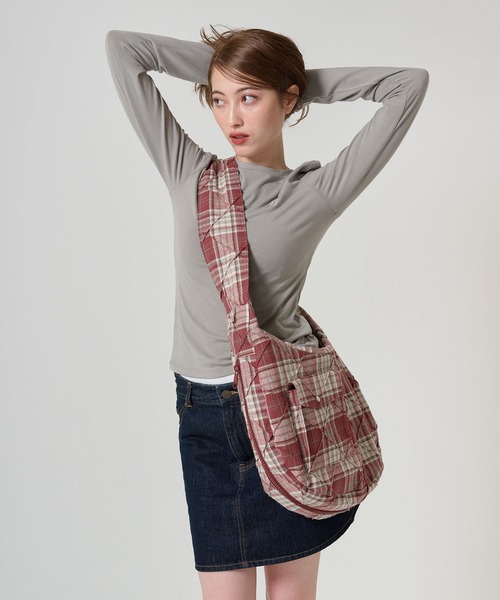 「TINA：JOJUN」 ショルダーバッグ F レッド レディース_画像8