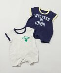 ベビー服 ロンパース 「リンク」リンガー配色2...の詳細画像5