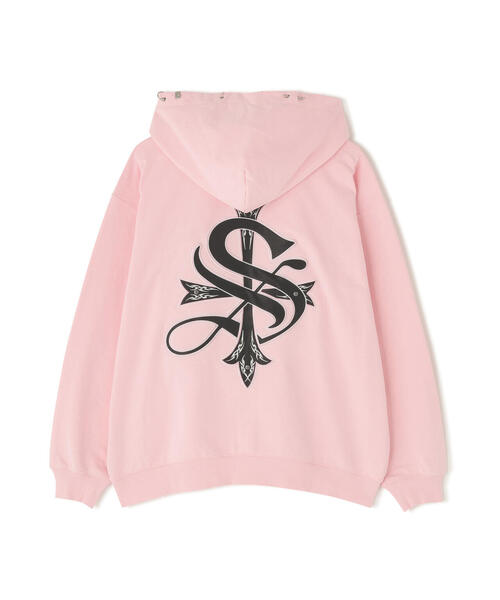 √*様 supplier ピンク ジップアップパーカー SUPPLIER（サプライヤー）の「SUPPLIER/サプライヤー/別注CROSS ZIP
