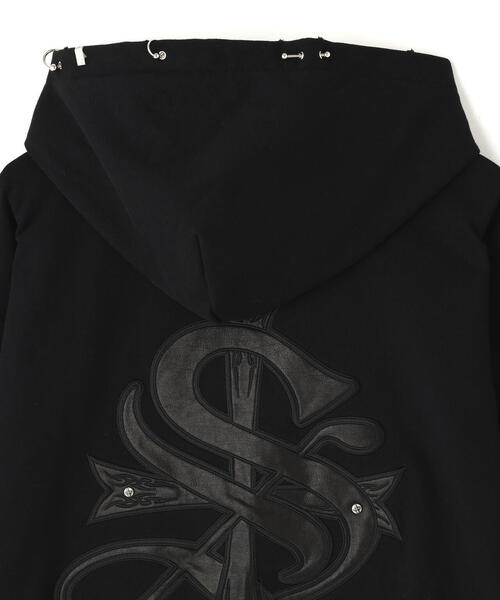 SupplierR ブラック パーカー SUPPLIER（サプライヤー） パーカー Cross Zip Hoodie V2 ライン