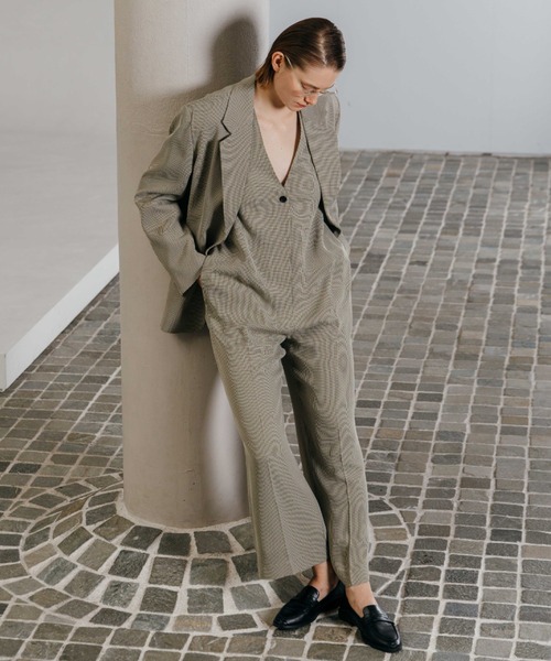 CREDONA（クレドナ） オールインワン CHECK JQ JUMP SUIT/チェック