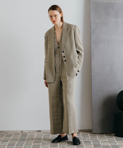 CREDONA（クレドナ） オールインワン CHECK JQ JUMP SUIT/チェック