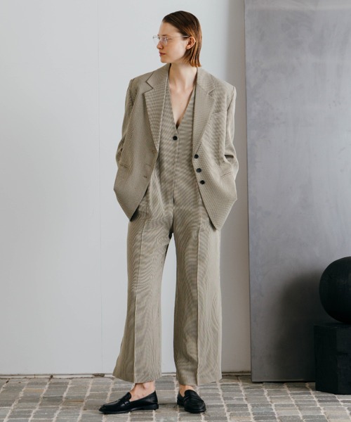 CREDONA（クレドナ） オールインワン CHECK JQ JUMP SUIT/チェック