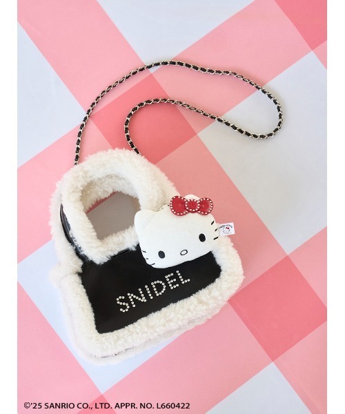 「SNIDEL」 2WAYバッグ「sanrioコラボ」 F ブラック レディース