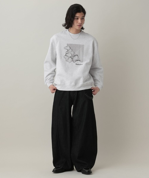2020SS RHヴィンテージ定番sweat グレー大人気完売品⭐︎ 古着 90s USA製 Lee Cross Grain 無地 ソリッド リバース タイプ