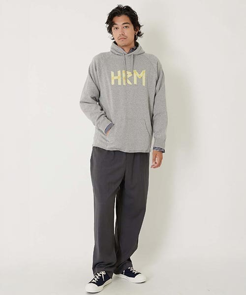 パーカー スーパーストレッチ マスキングHRM カットオフスウェット メンズ レディースの画像