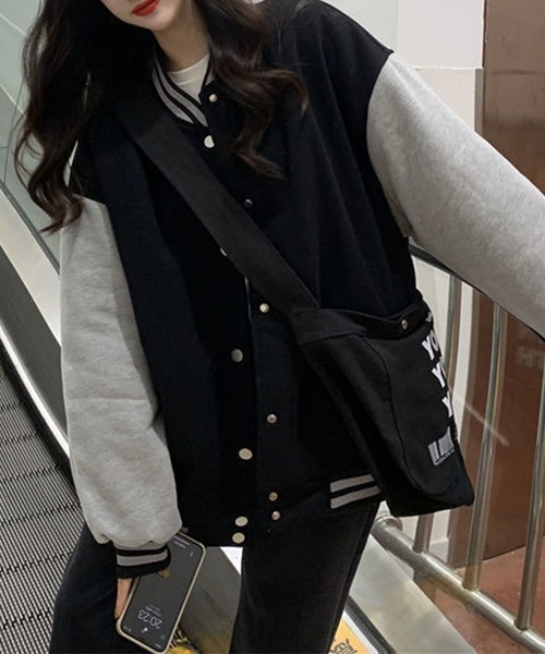 「GLAMOROUS JANE」 スタジャン FREE ブラック レディース_画像5