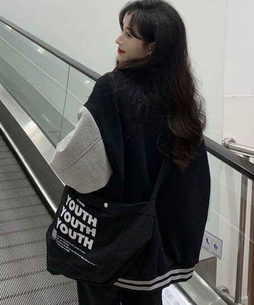 「GLAMOROUS JANE」 スタジャン FREE ブラック レディース_画像9