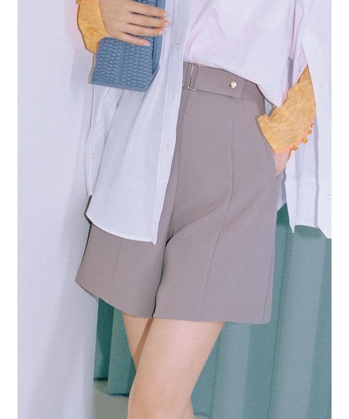 「LILY BROWN」 ハーフパンツ 1 ベージュ レディース_画像2