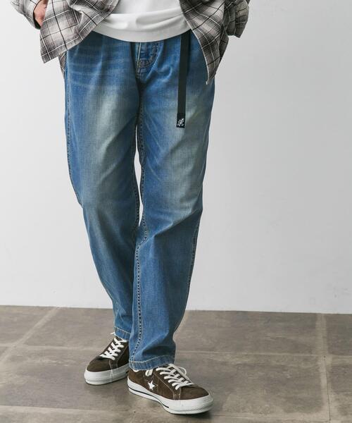 「Gramicci」 デニムパンツ MEDIUM ライトインディゴブルー メンズの画像
