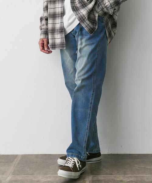 「Gramicci」 デニムパンツ MEDIUM ライトインディゴブルー メンズの画像