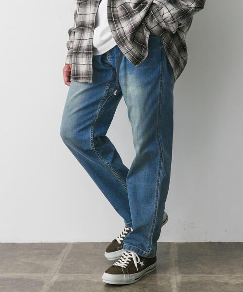 「Gramicci」 デニムパンツ MEDIUM ライトインディゴブルー メンズの画像