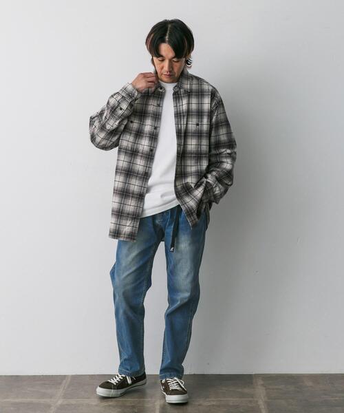 「Gramicci」 デニムパンツ MEDIUM ライトインディゴブルー メンズの画像
