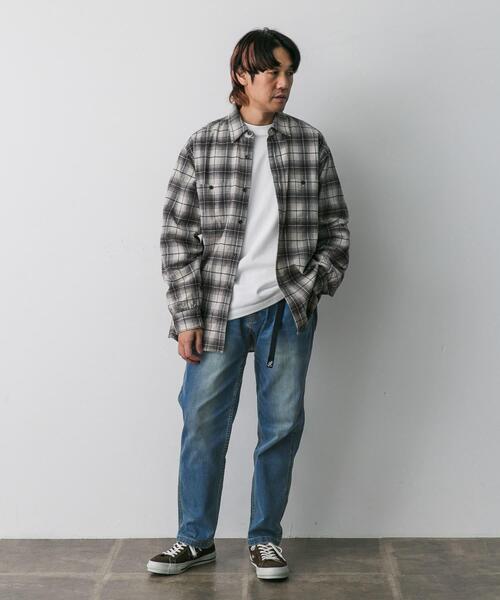 「Gramicci」 デニムパンツ MEDIUM ライトインディゴブルー メンズの画像