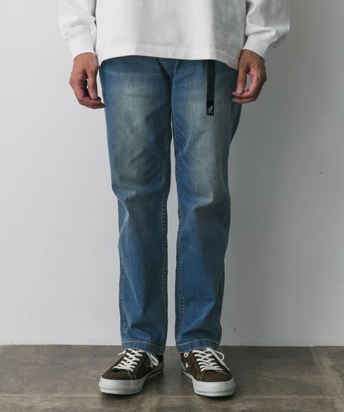 「Gramicci」 デニムパンツ MEDIUM ライトインディゴブルー メンズの画像