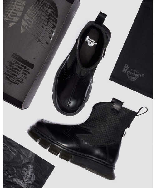 ブーツ Dr. Martens/ドクターマーチン QUBIST リガー ブーツ 41668001 メンズの画像