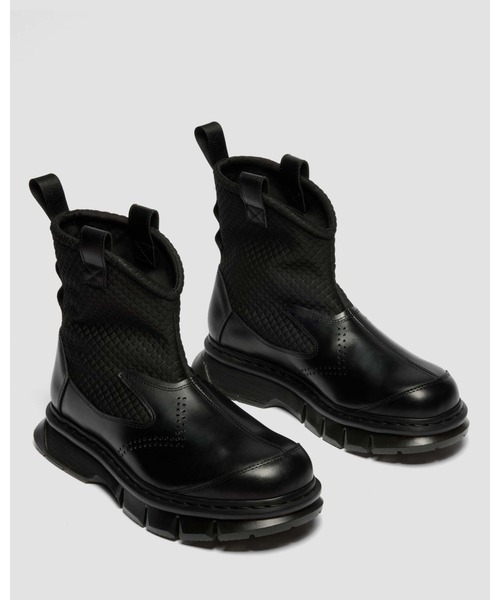 ブーツ Dr. Martens/ドクターマーチン QUBIST リガー ブーツ 41668001 メンズの画像