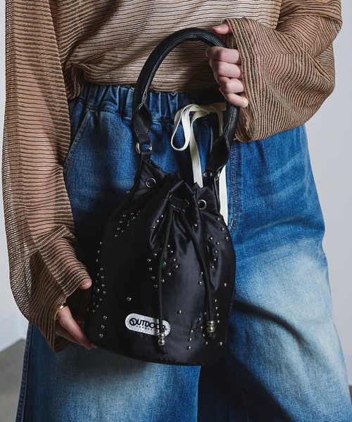 ショルダーバッグ バッグ (OUTDOOR PRODUCTS)STUDS DRAWSTRING BAG レディース