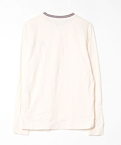 「FRED PERRY」 長袖カットソー M ベージュ レディースの画像