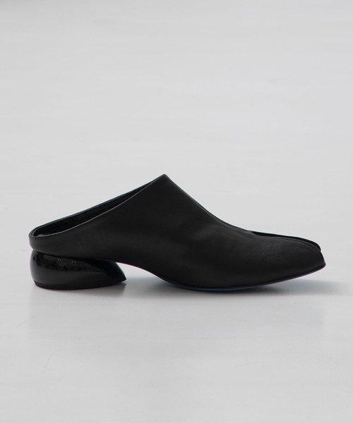 MANA マナ カットオープンミュール 厚底サンダル ブルー 24cm MANA（マナ） サンダル 「MANA/マナ」open-toe sandal/オープントゥ