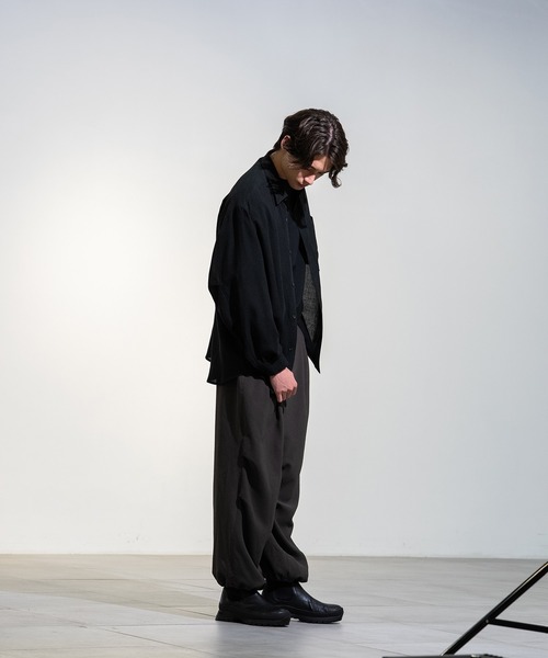 CITY TOKYO シャツ 「CITY TOKYO」Twist linen オーバーシャツ メンズ