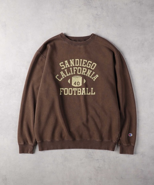 「Champion」 スウェットカットソー L グレー レディース_画像3