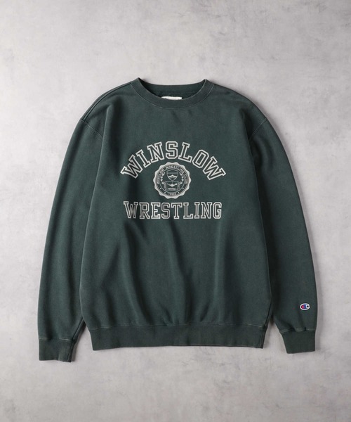 「Champion」 スウェットカットソー L グレー レディース_画像4