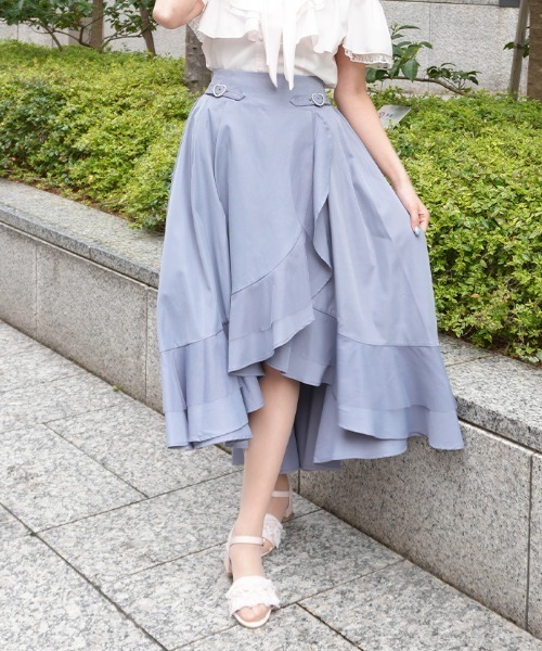 フローレットヘムフリルスカート THE SHINZONE(ザ シンゾーン)の【HPS復刻】FLORET HEM FRILL SK通販