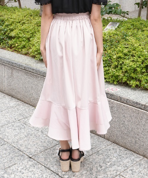 axes femme POETIQUE スカート ラッフルフリルイレヘムSK : ZOZOTOWN