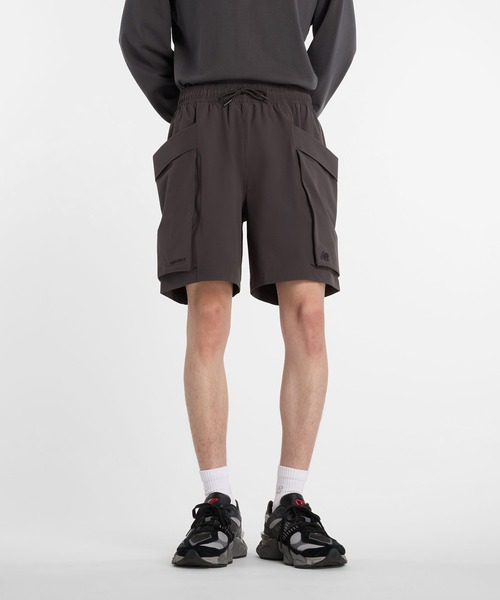 New Balance（ニューバランス） カーゴパンツ NB GREYショート8インチ