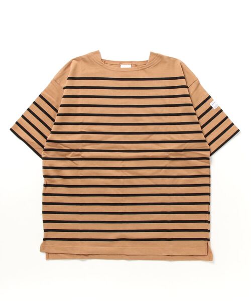 「COMMON WARE」 「MONT KEMMEL」半袖カットソー 36 ネイビー レディース_画像3