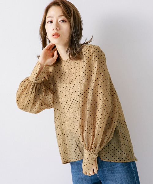 「URBAN RESEARCH Sonny Label」 長袖ブラウス FREE グレー レディース_画像7