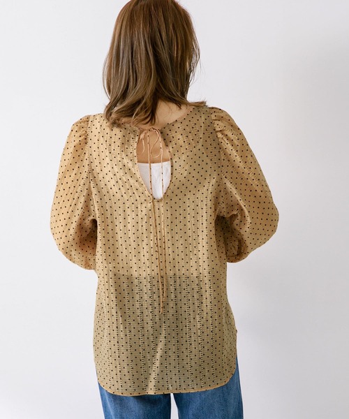 「URBAN RESEARCH Sonny Label」 長袖ブラウス FREE グレー レディース_画像8