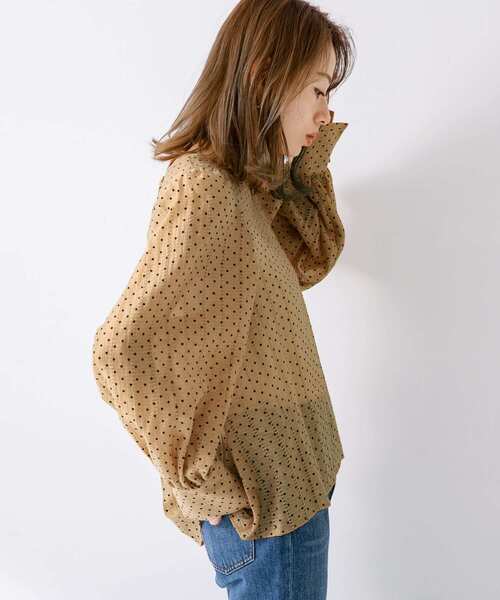 「URBAN RESEARCH Sonny Label」 長袖ブラウス FREE グレー レディース_画像9