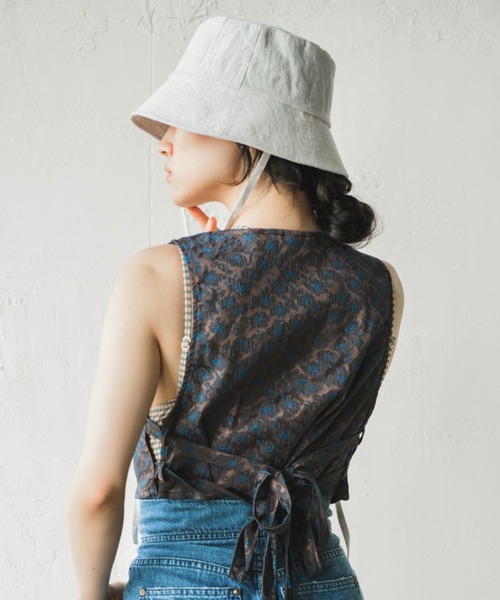 「ORIENT MILLINERY」 ハット FREE ブラック レディース_画像5