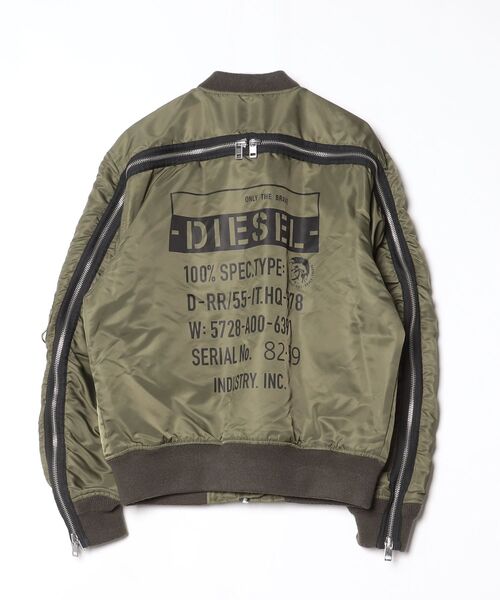 DIESEL（ディーゼル） ブルゾン LARGE カーキ メンズ : ZOZOTOWN Yahoo