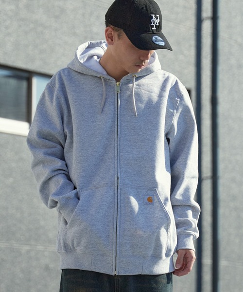 Carhartt ジップアップパーカー ブラック Carhartt（カーハート） ジップアップパーカー M ブラック メンズ