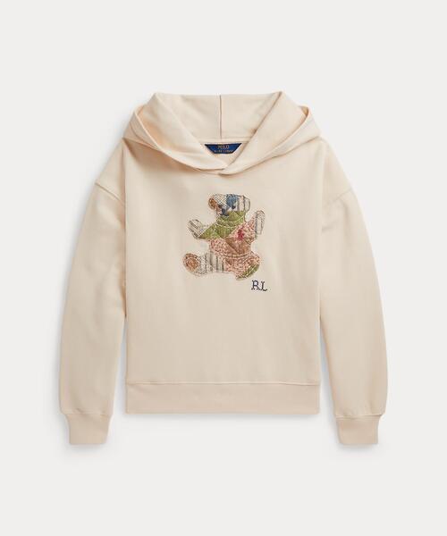 復刻 ポロラルフローレン パッチワーク プルオーバーパーカー Sサイズ Polo Ralph Lauren Childrenswear ラルフローレン パーカー パッチ