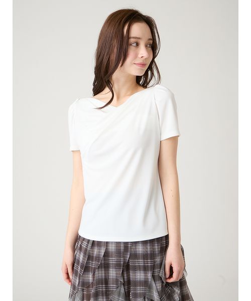 CELFORD（セルフォード） tシャツ 半袖 「洗える」アシンメトリー
