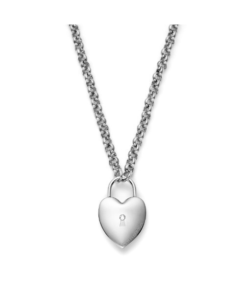 ネックレス 「OLIVIA BURTON/オリビアバートン」クラシック - ロックハート シルバー ペンダント ネックレス レディースの画像