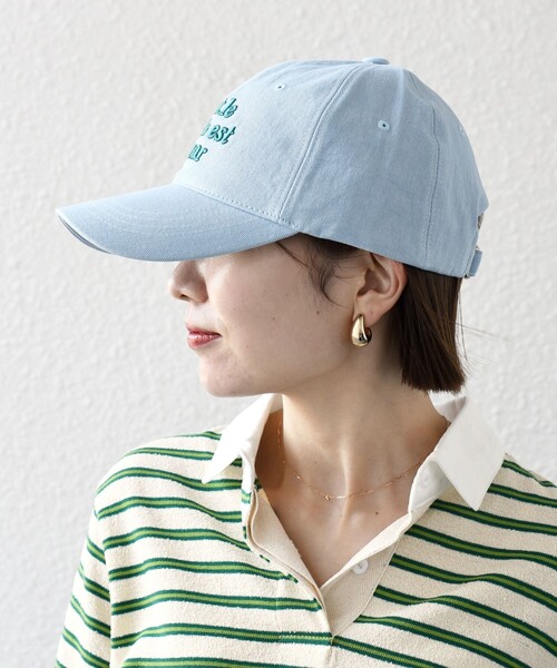 「VARZAR」 キャップ ONE SIZE チャコールグレー レディース_画像4