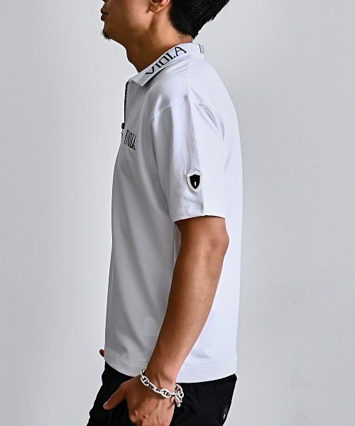 てんりゅー　Mowalolaポロtシャツ　xsサイズ VIOLA シャツ 半袖 「VIOLA rumore/ヴィオラ ルモーレ」 PRINT ZIP