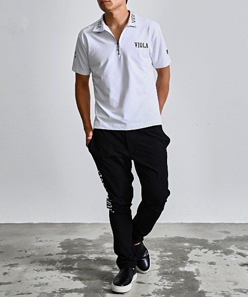 VIOLA シャツ 半袖 「VIOLA rumore/ヴィオラ ルモーレ」 PRINT ZIP