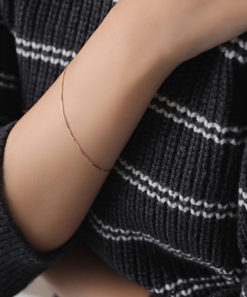 Lilas コンパクトチェーンブレス K10 Lilas ブレスレット コンパクトチェーンブレス K10 レディース