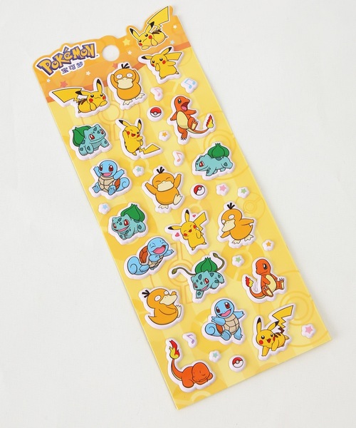 FLANEEK. ステッカー ポケットモンスターぷっくりシール（ポケモン